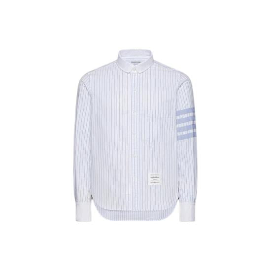 STRAIGHT FIT MINI ROUND COLLAR SHIRT