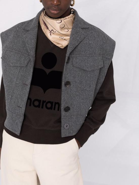 MOBY COTTON SWEATSHIRT WITH LOGO