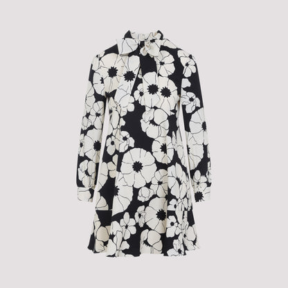 Black Virgin Wool Dress