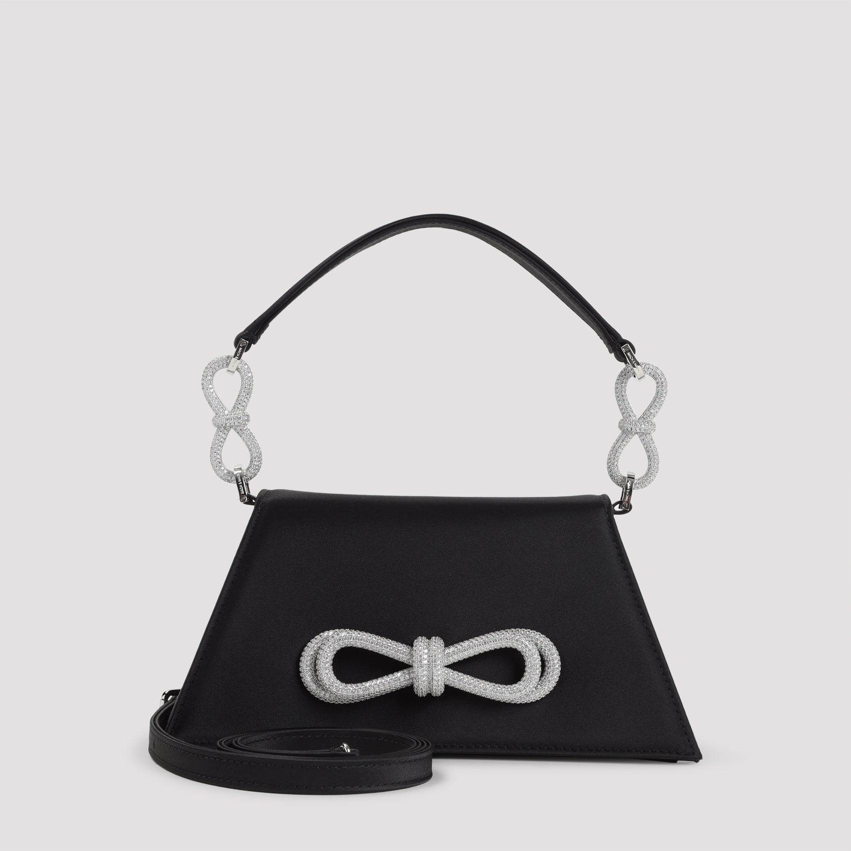 mach&mach samatha double bow satin shoulder bag-image-1