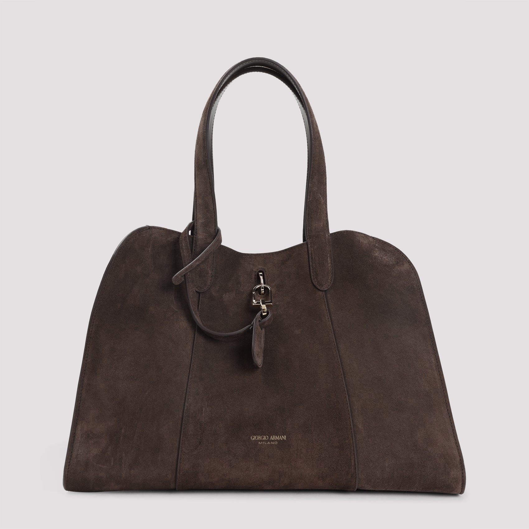 suede calf leather handbag-image-1