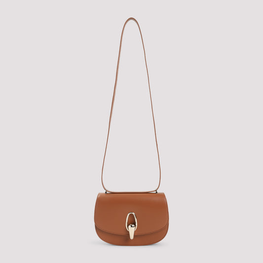 calf leather shoulder bag-image-1