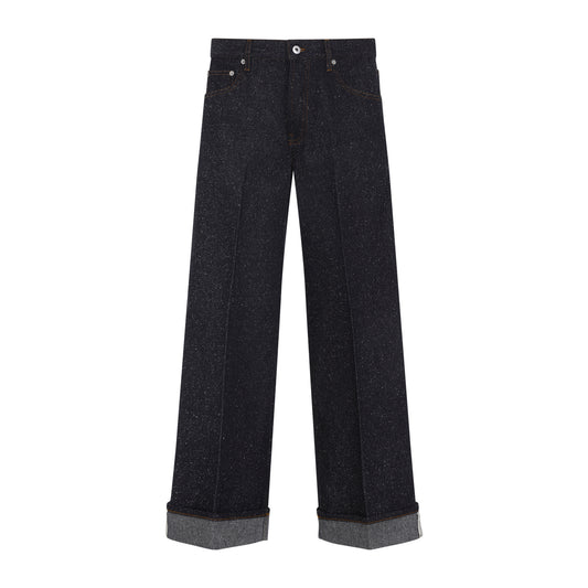 Indigo Cotton Pants