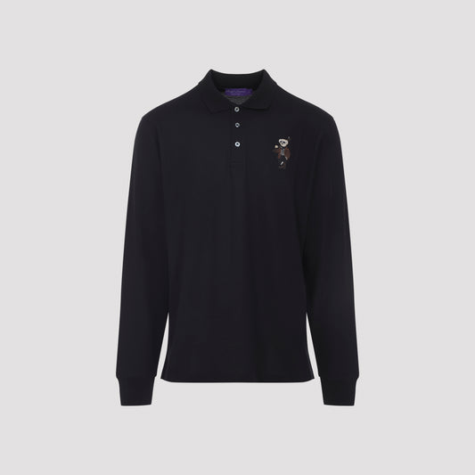 bear long sleeve polo-image-1