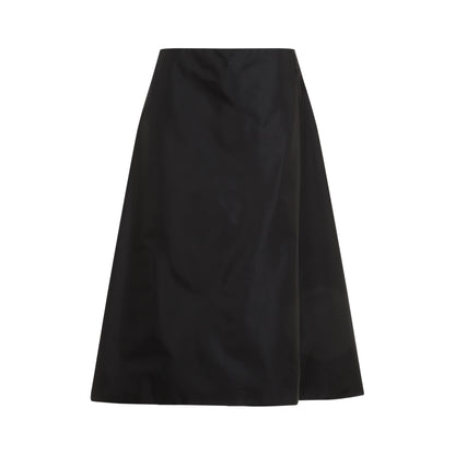 polyamide midi skirt-image-2
