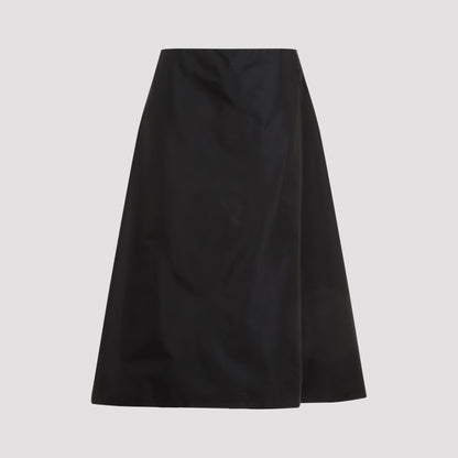 polyamide midi skirt-image-3
