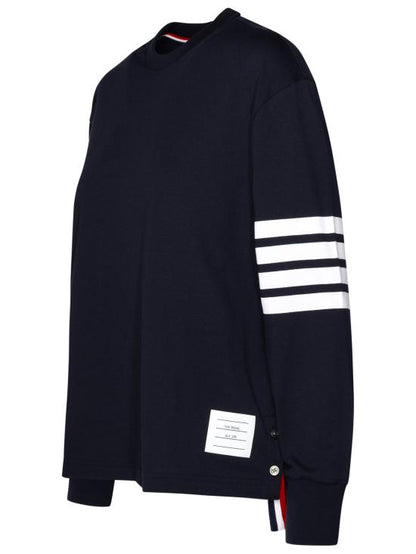 DIAGONAL ARMBAND COTTON LONG SLEEVE T-SHIRT