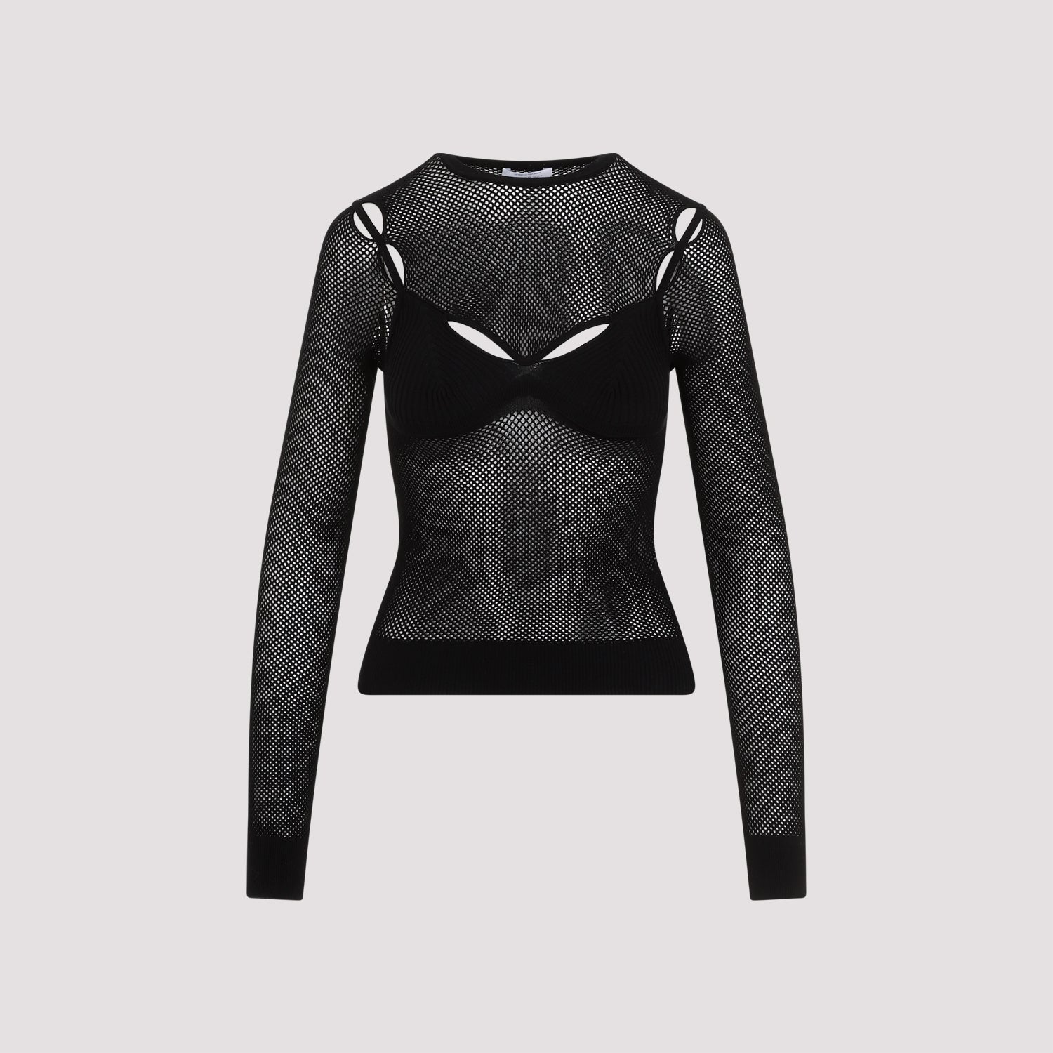 net arrow bralette top-image-1