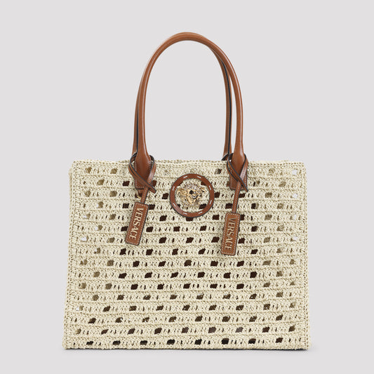 rafia large tote bag-image-1