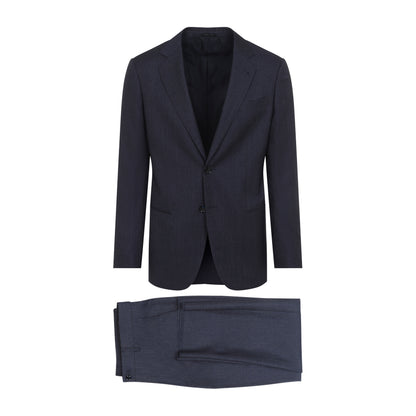 Blue Virgin Wool Suit