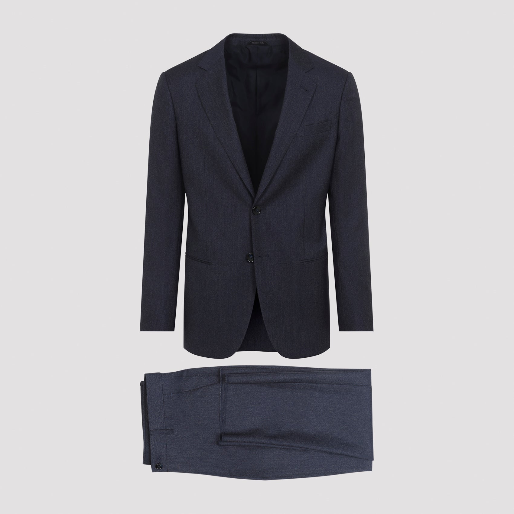 Blue Virgin Wool Suit