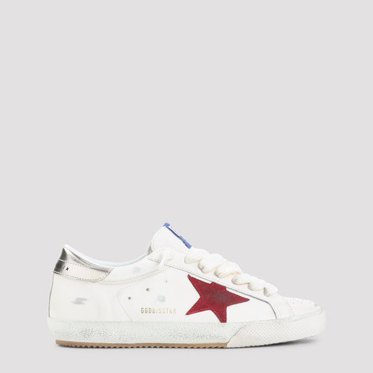 White Super Star Cow Leather Sneakers