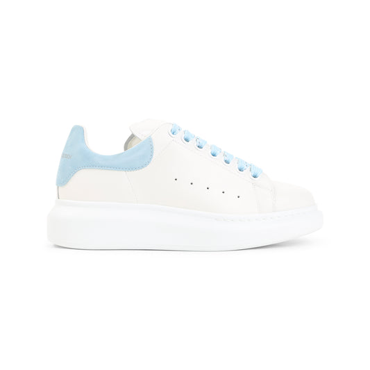 White Oversized Calf Leather Sneakers