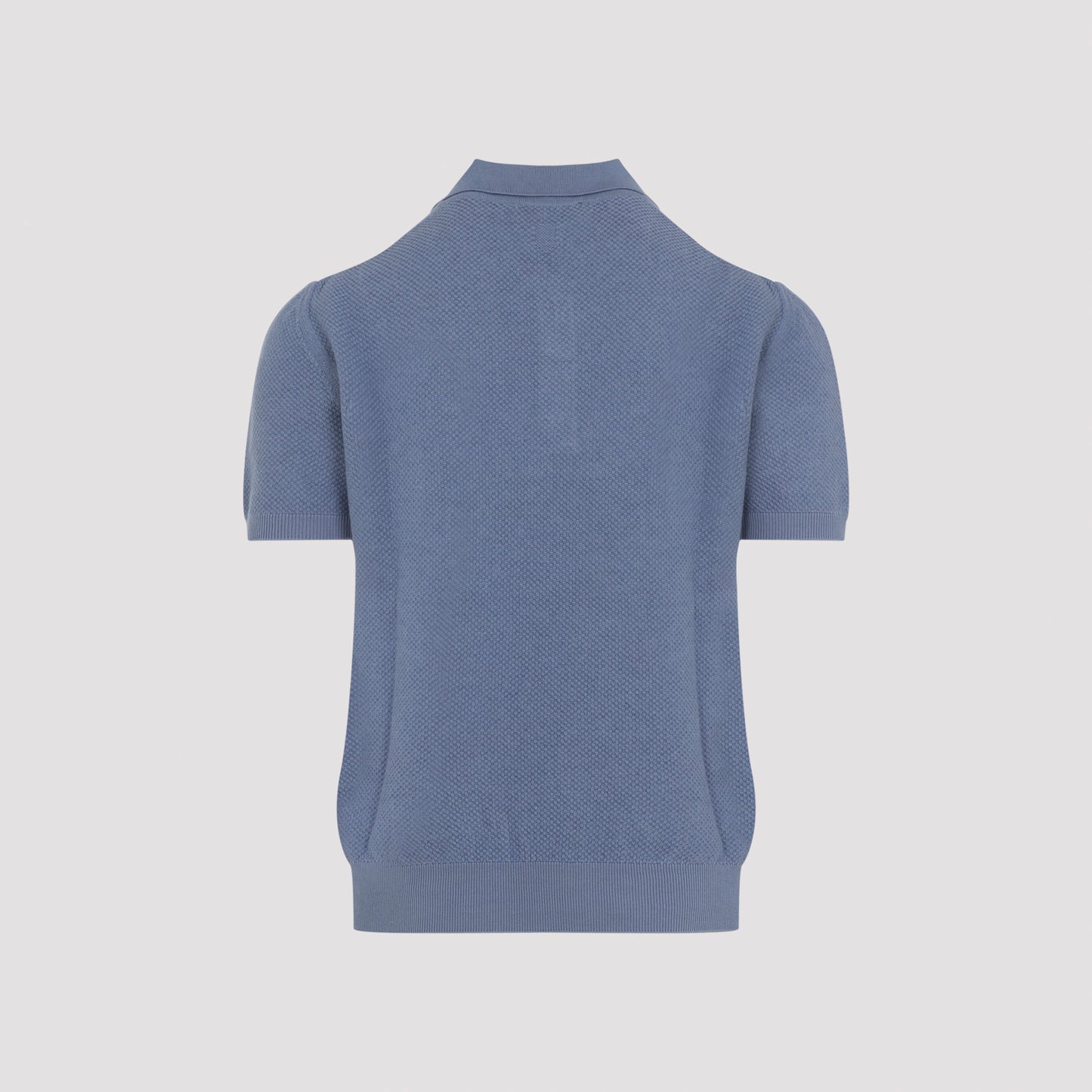 Avio Blue Cotton Knit Sweater