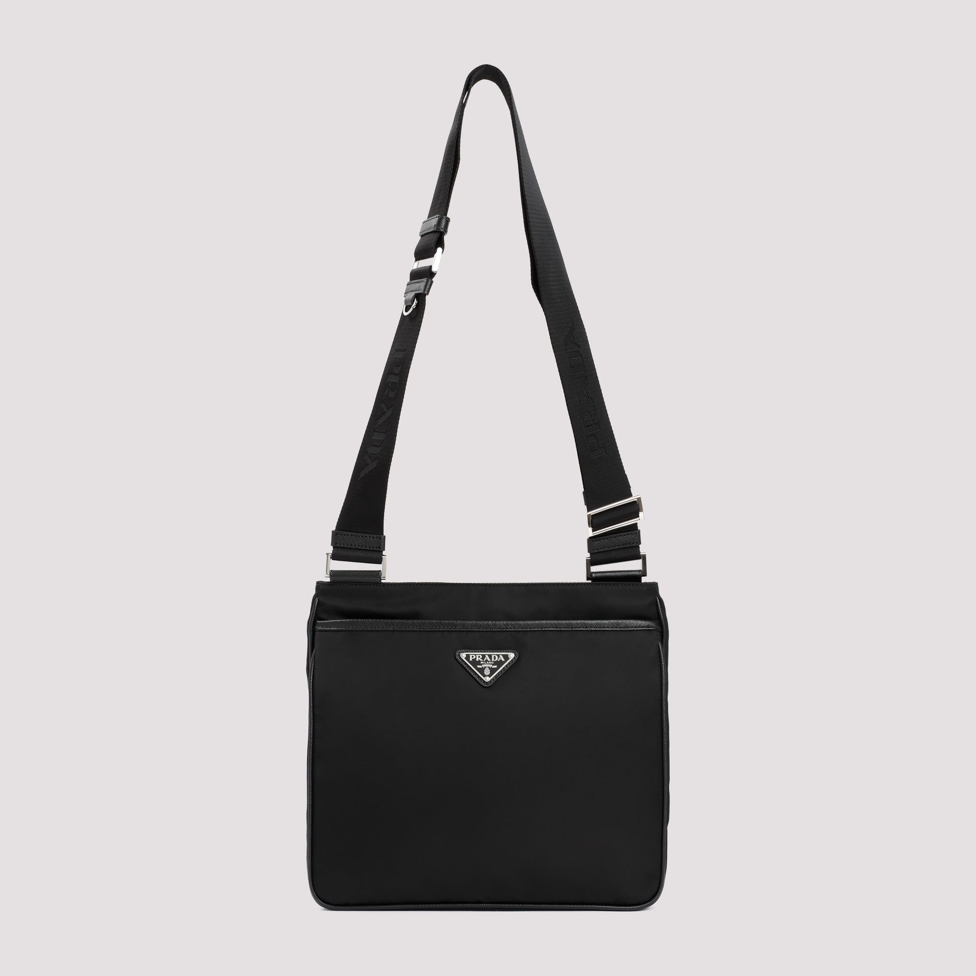 re-nylon and saffiano shoulder bag-image-1