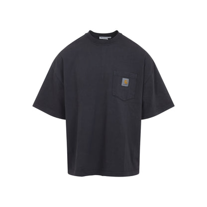 short sleeves hudson pocket t-shirt-image-2