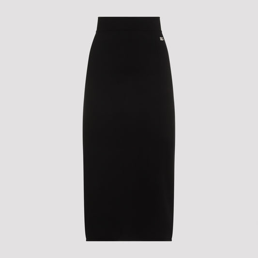 viscose midi skirt-image-1