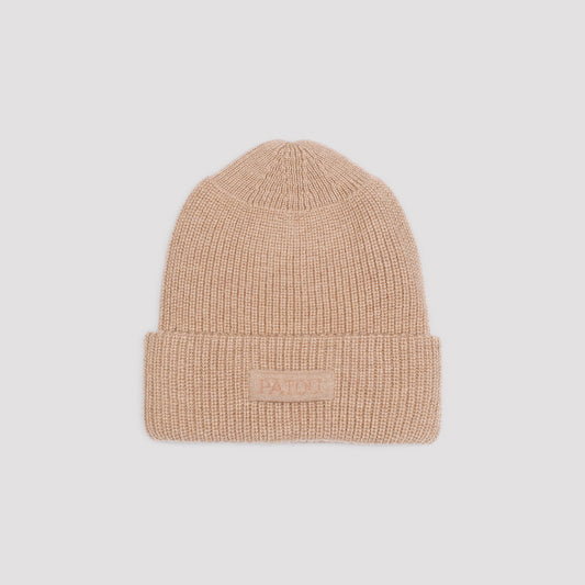 knitted ribbed beanie hat-image-1