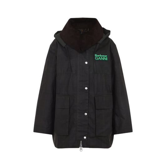 Green Hood TTN Duffle Wax Cotton Jacket