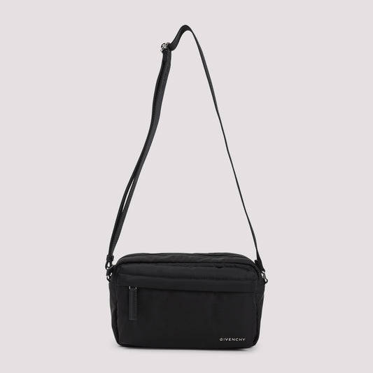 Black Essential U Polyamide Shoulder Bag