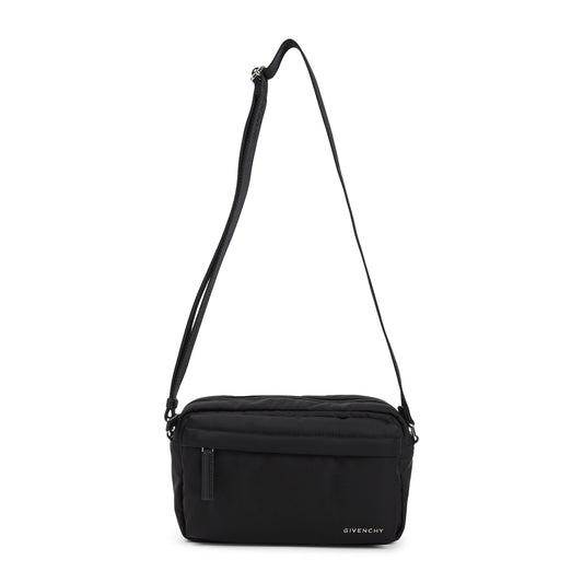 Black Essential U Polyamide Shoulder Bag