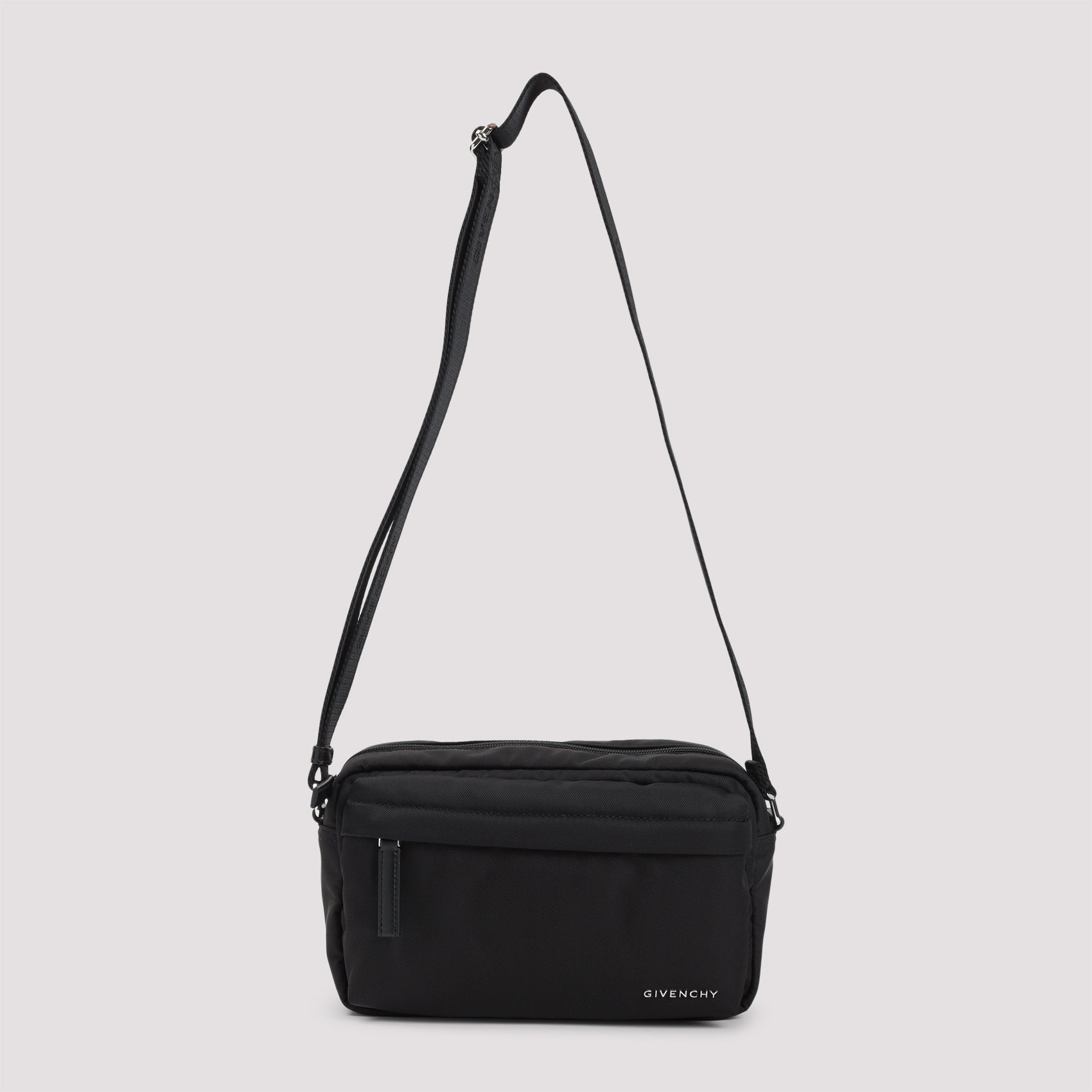 Black Essential U Polyamide Shoulder Bag