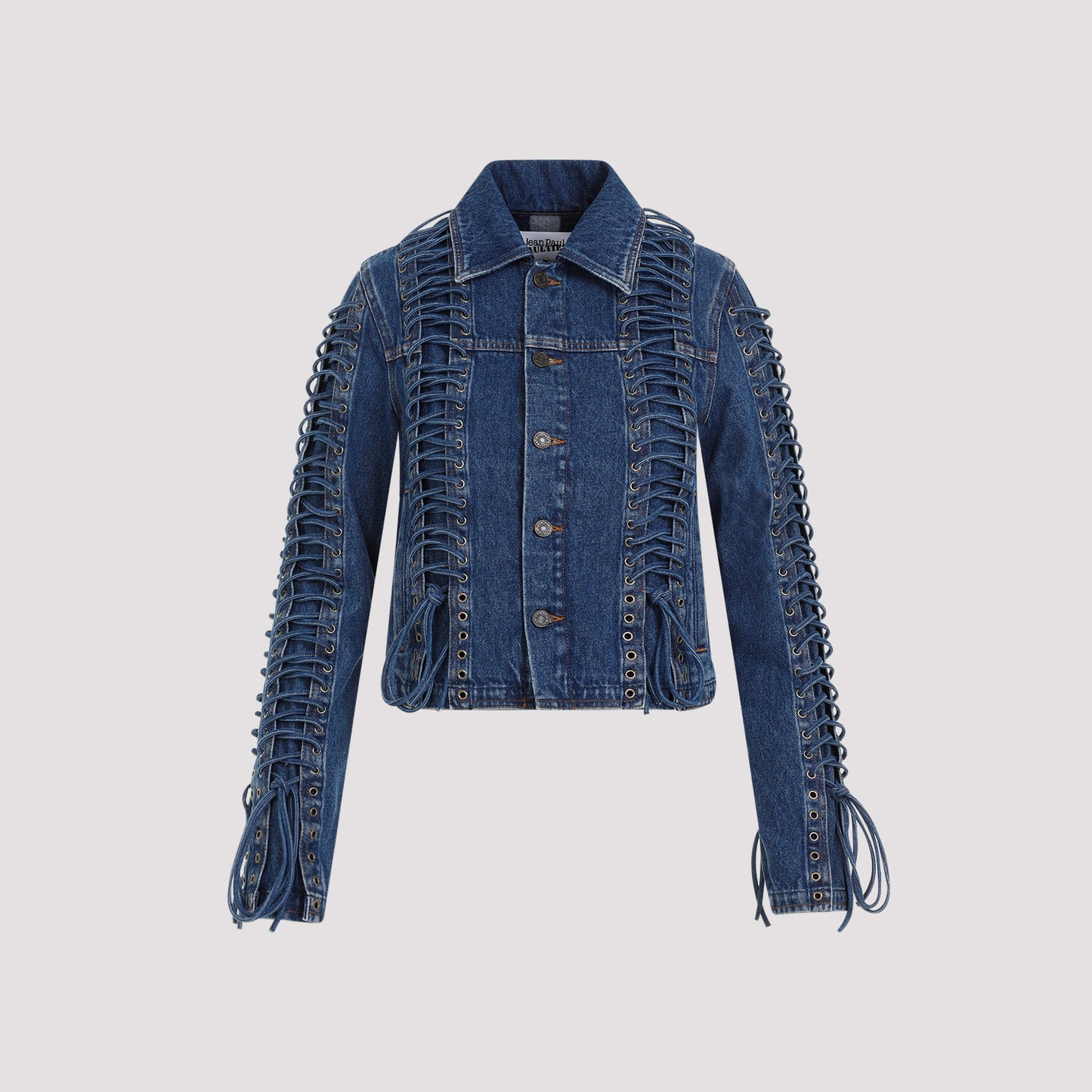 corset denim jacket-image-1
