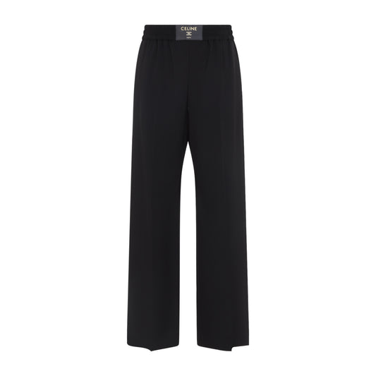 Black Wool Pants