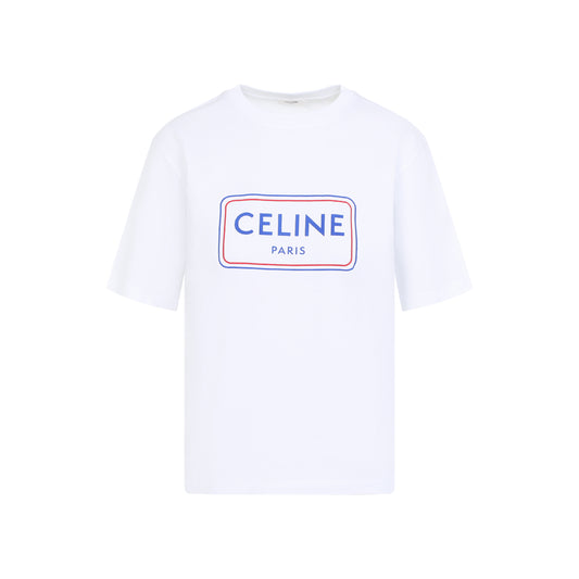 White Loose Fit Cotton T-shirt