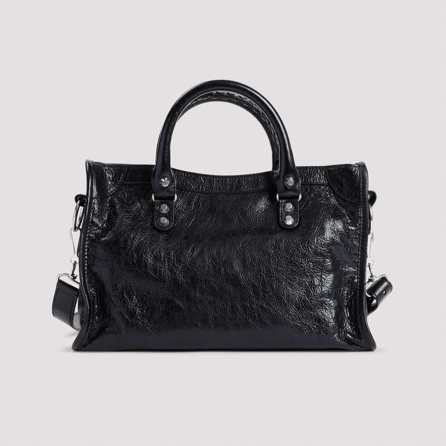 Black Calf Leather Le City Bag