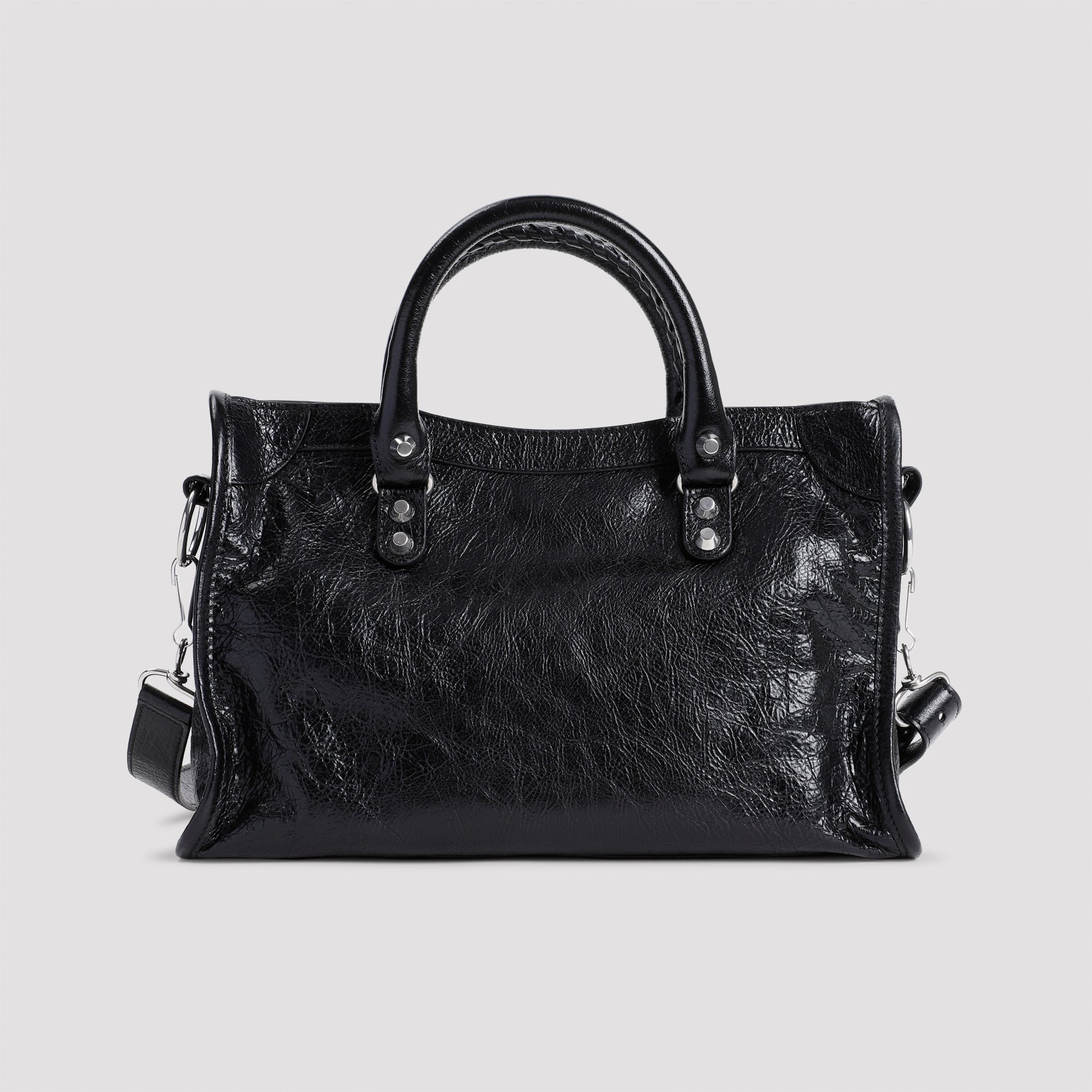 Black Calf Leather Le City Bag