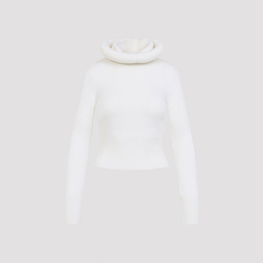 alaïa hooded pullover-image-1