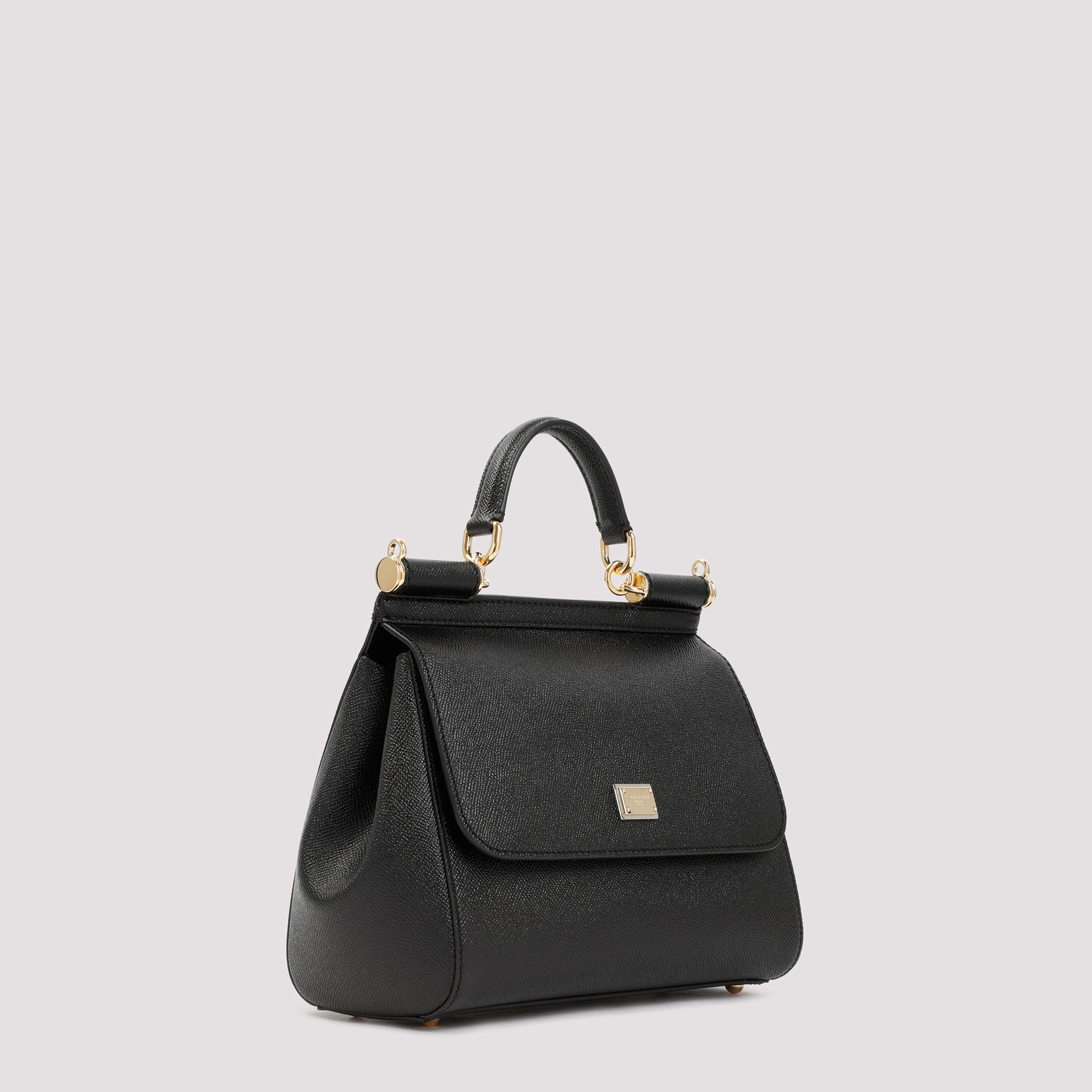 Black Saffiano Leather Sicily Bag