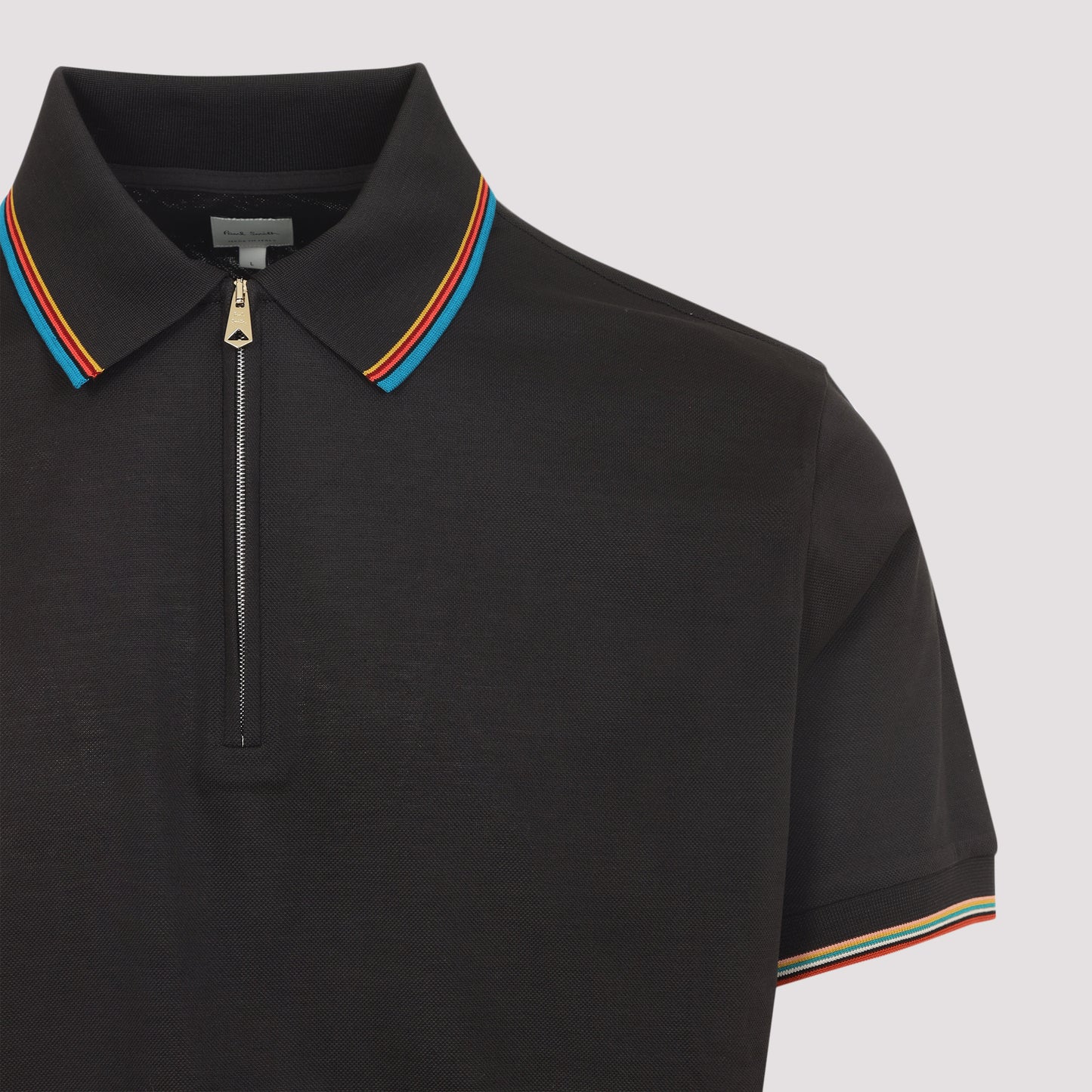Mud Brown Cotton Str Detail Polo Shirt