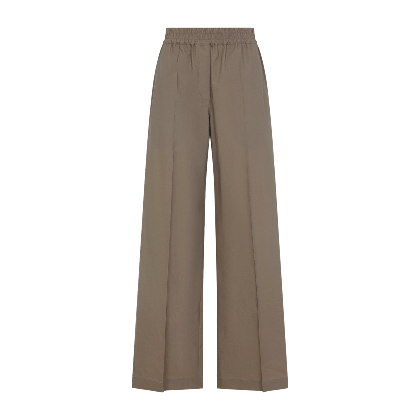 wide leg cotton pants-image-2