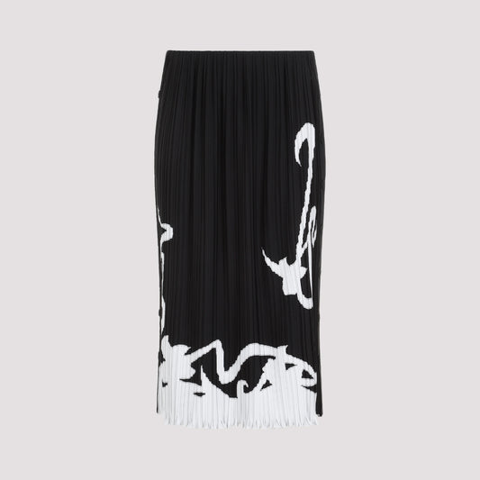 pleated long skirt-image-1