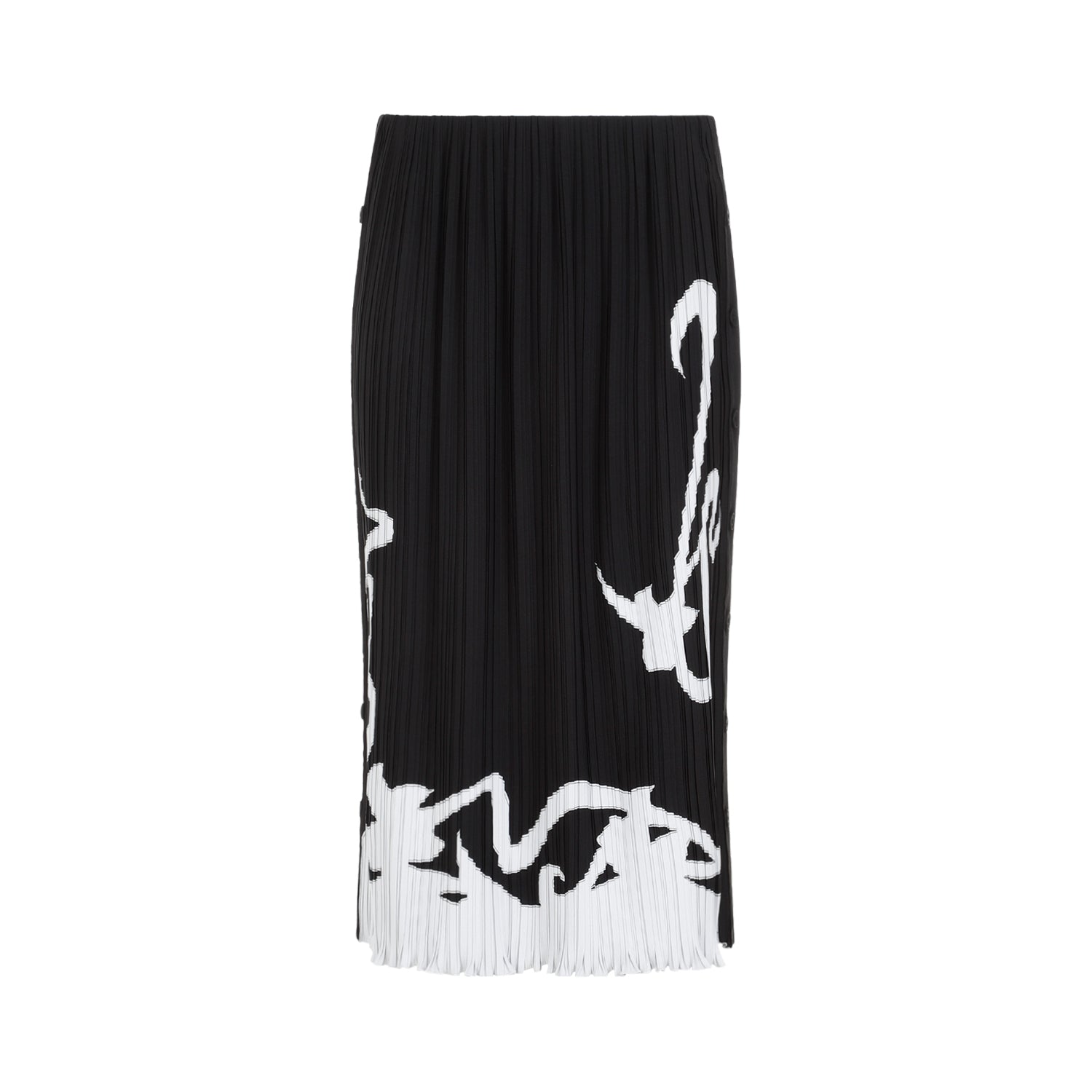 pleated long skirt-image-2