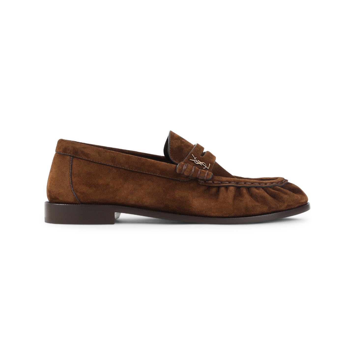 Brown 15 Suede Calf Leather Loafers
