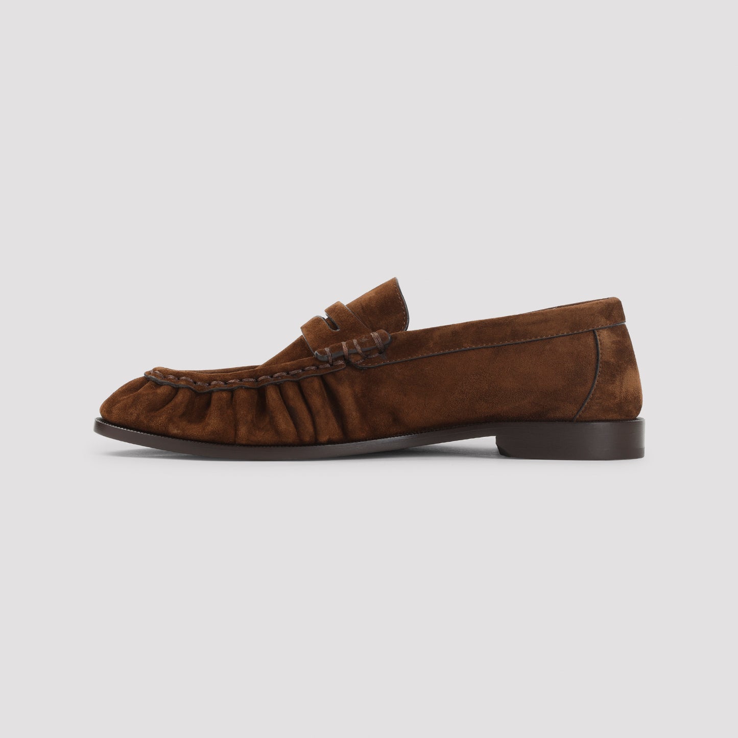 Brown 15 Suede Calf Leather Loafers