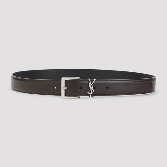 Mountain Rock Brown Calf Leather Belt