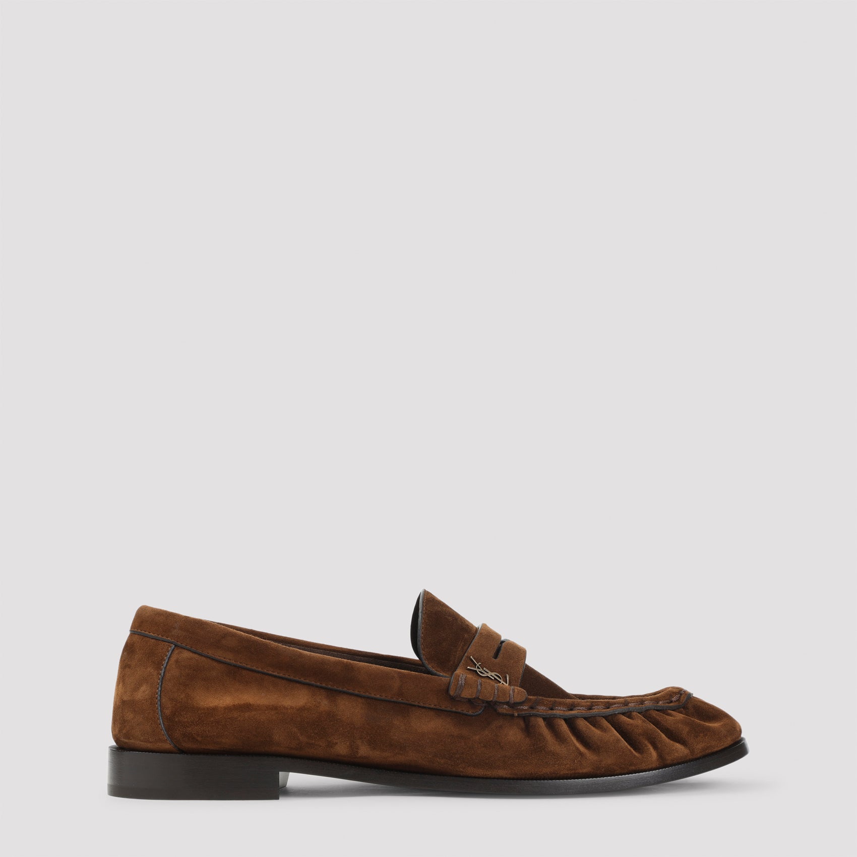 Dark Havana Suede Calf Leather Le Loafer 15 Mocassins