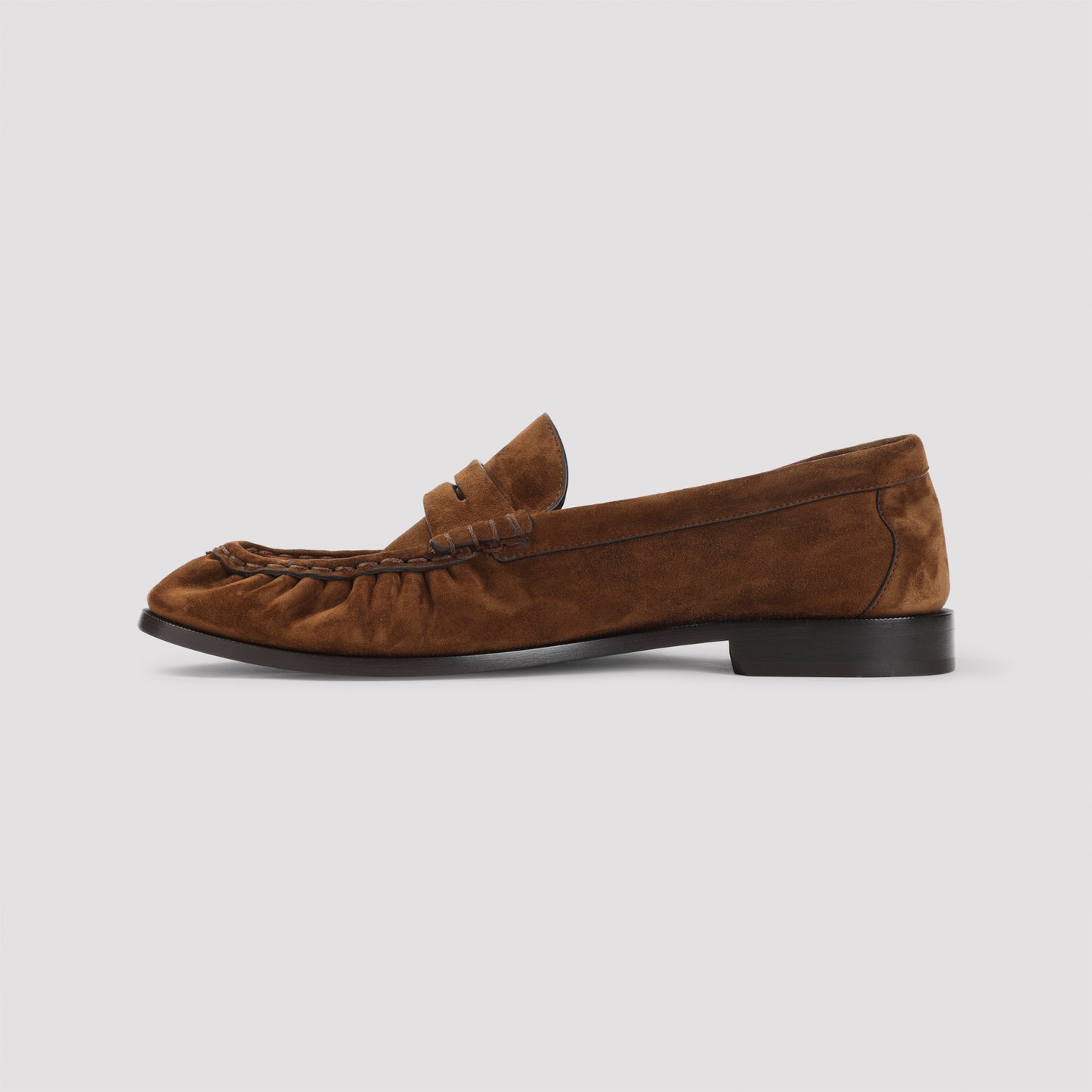 Dark Havana Suede Calf Leather Le Loafer 15 Mocassins