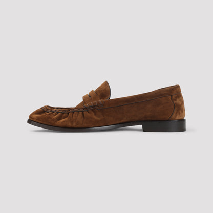 Dark Havana Suede Calf Leather Le Loafer 15 Mocassins