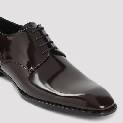 London Brown Calf Leather Lindon 25 Lace Up Shoes