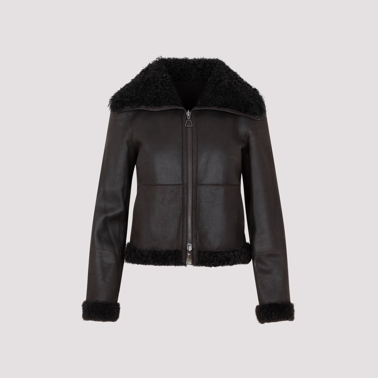 lamb leather jacket-image-1