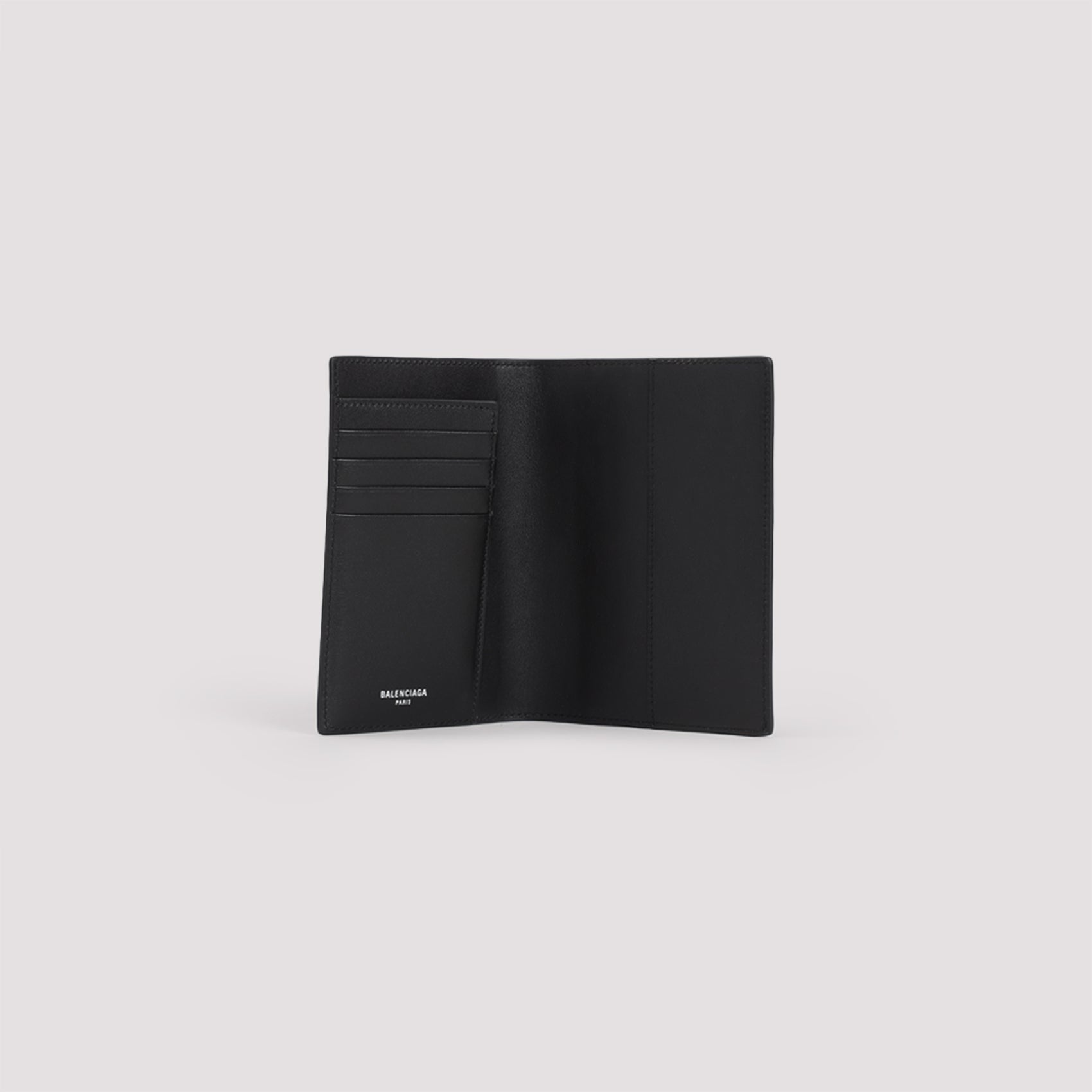 Black Leather Passport Holder