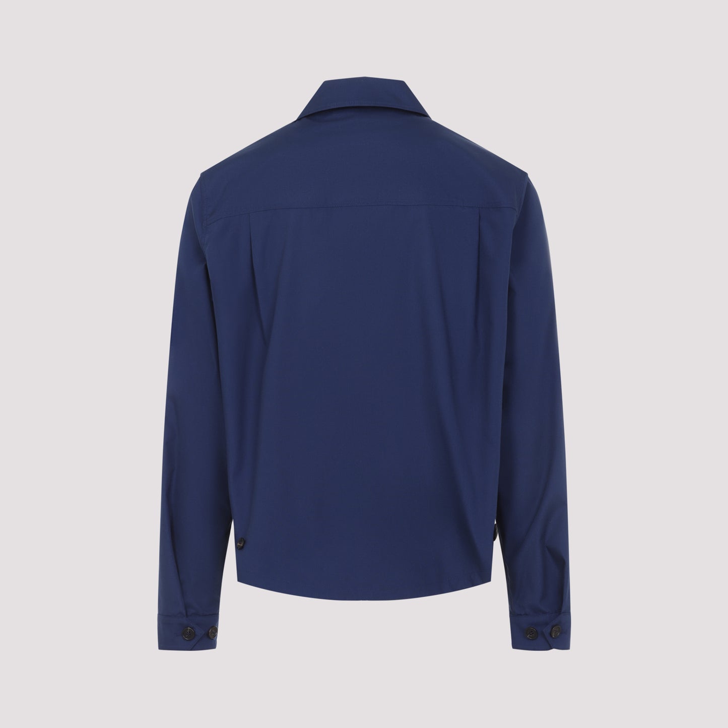 Blue Polyester Jacket