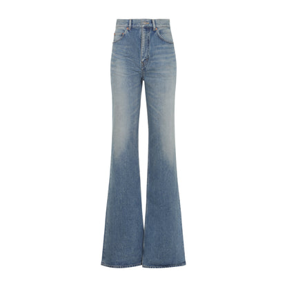 Blue 70`S Cotton Jeans