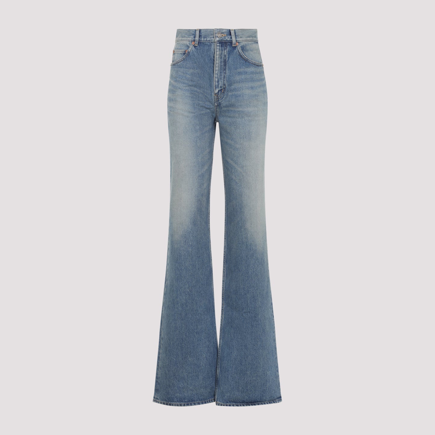 Blue 70`S Cotton Jeans