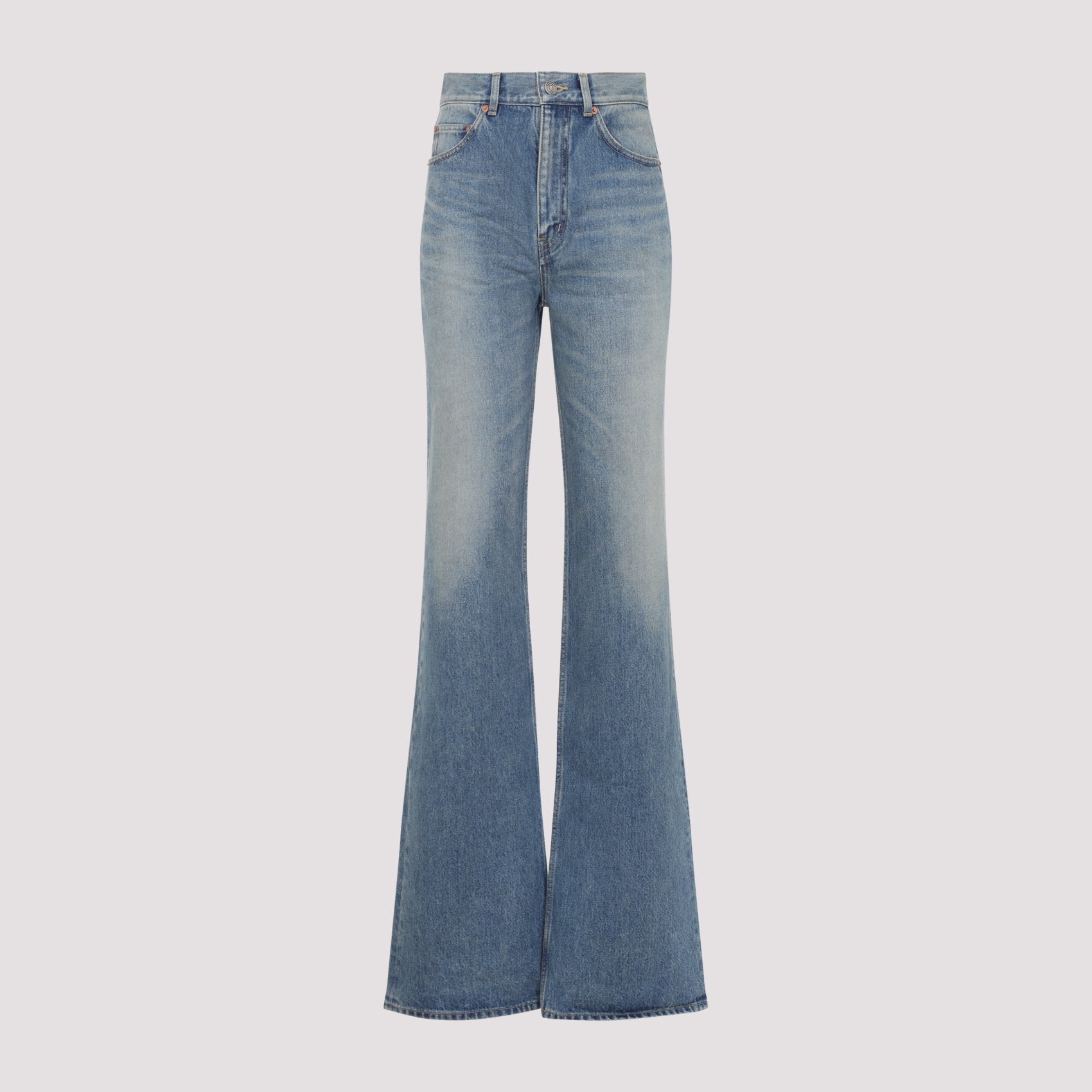 Blue 70`S Cotton Jeans